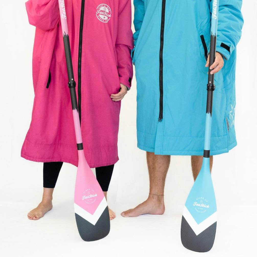 FatStick 3 Piece Full Carbon SUP Paddle & Bag - Blue Extra Image 5
